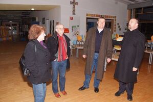 v.l.: Elke Ringl-Klank, Dr. Werner Klank, Klaus Eisenhardt, BM Ekhard Sekinger