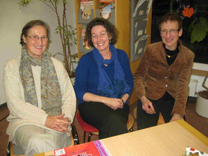 Erika Ramuschkat (von links), Claudia Marx-Rosenstein und Hildegard Klaussner. Foto: Elke Ringl-Klank