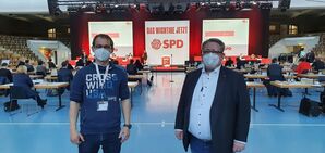 Enrico Becker (von links) und Mirko Witkowski.