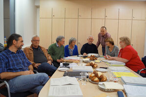 Die Mitglieder der SPD/Buntspechtfraktion beraten über den Haushaltsplan 2015 und die Zukunftsthemen in der Stadt.