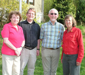 Ein starkes Team: Elke Ringl-Klank (von links), Mirko Witkowski, Hans Jörg Fahrner und Monika Rudolf. Foto: ama