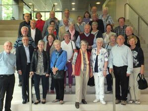 Die SPD-Rentnerwanderer und die Naturfreunde haben das Innenministerium besucht.