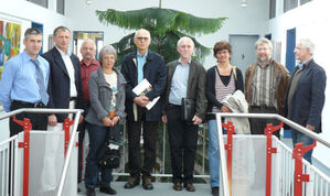 Bei der Lebenshilfe informierten sich die SPD-Kandidaten.