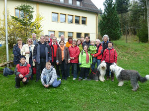 Mit einer recht großen Gruppe war die SPD am 1. Mai unterwegs.