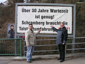 Ziehen an einem Strang: Die SPD-Vorsitzenden Markus Klausmann aus Gutach (von links) und Mirko Witkowski aus Schramberg