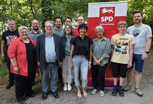 Ein starkes Team: Der Vorstand der Schramberger SPD. Einzelne Vorstandsmitglieder waren entschuldigt.
