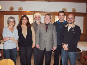 Renate Much (v.l.), Nese Peynirci, Roland Saurer, Mirko Witkowski, Guido Neudeck und Harry Armbruster.