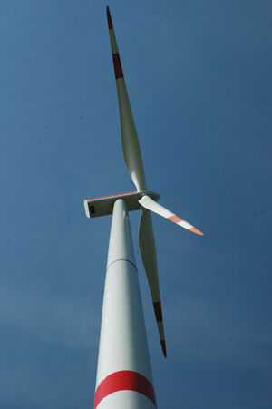 Die Windkraftanlage Steigers Eck, an der die Stadtwerke Schramberg beteiligt sind.