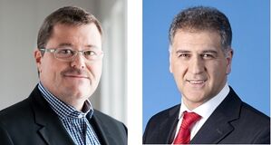 Klaus Eisenhardt (links) und Ergun Can wollen für die SPD in den Bundestag